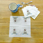 servilleta suave de papel seda de los 23*23cm, impresión del logotipo de las servilletas de papel de la cena del cóctel