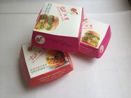 Restaurantes de empaquetado de la caja de la caja de la cubierta de la hamburguesa para llevar de papel disponible del paquete