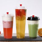 Tazas frías amistosas de la bebida de Eco, vidrios disponibles del jugo con la tapa 20oz Pp