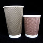 Impresión reciclable disponible impresa logotipo de Flexo de las tazas de café del papel de la ondulación de la taza de papel