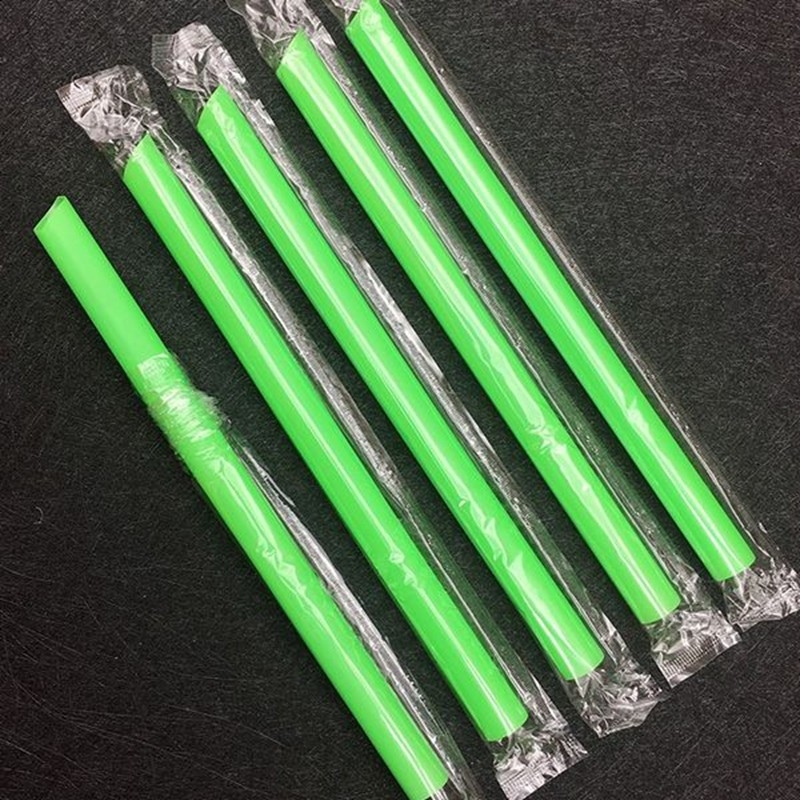 100 pajitas de plástico y papel duraderas y adecuadas para bebidas calientes y frías
