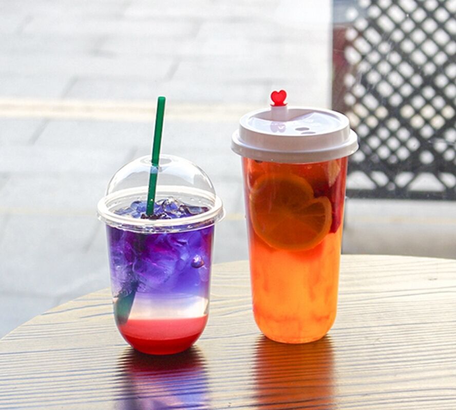 Vasos de plástico desechables con superficie lisa, caja corrugada, perfectos para eventos de catering, fiestas y oficinas