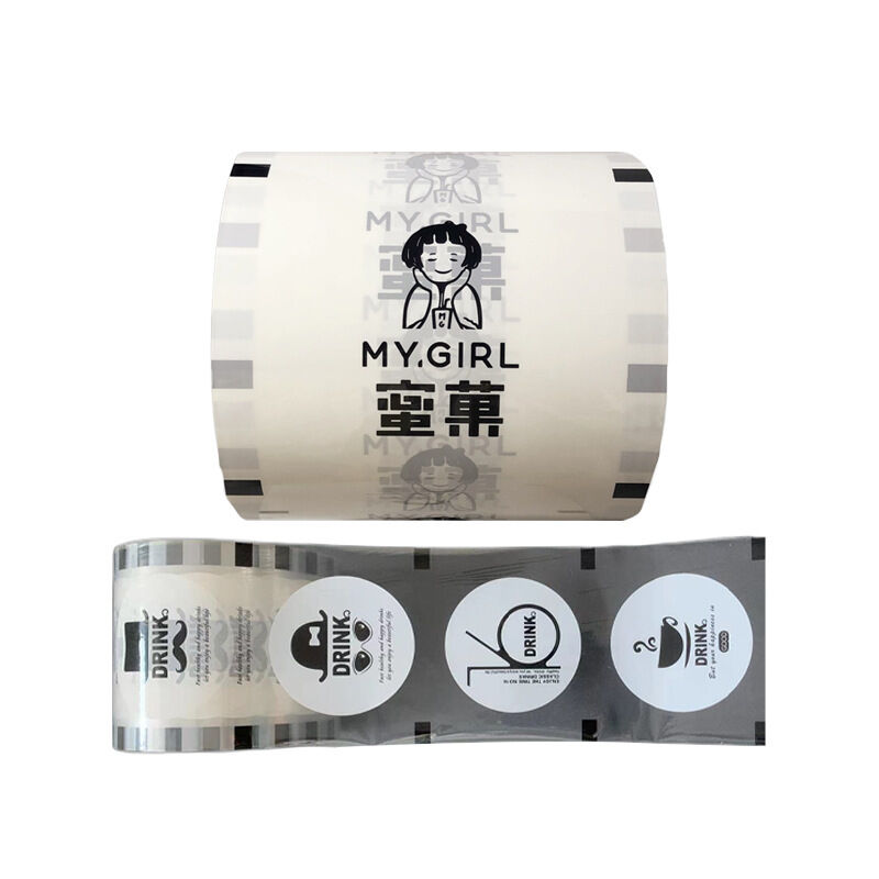 Custom Printed Bubble Tea Sealing Film - 95mm Universal Cup Sealer Roll for Boba, Juice & Milk Tea (3000 Pcs/Roll)