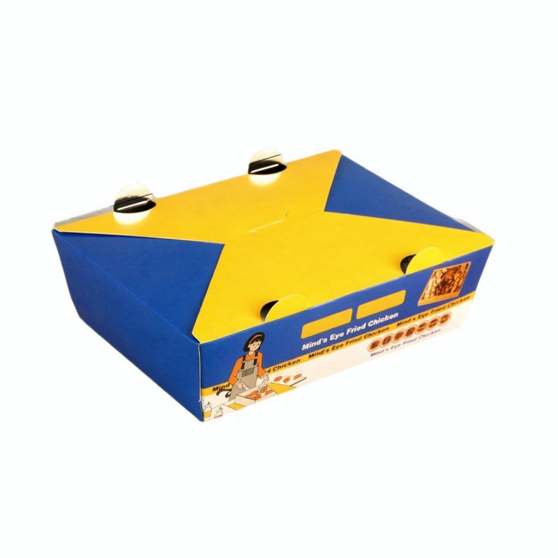 Cajas de pollo emergentes comerciales - Contenedores para llevar resistentes a la grasa para pollo frito, alitas, muslos y filetes (al por mayor)