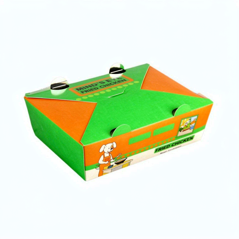 Cajas de pollo emergentes comerciales - Contenedores para llevar resistentes a la grasa para pollo frito, alitas, muslos y filetes (al por mayor)