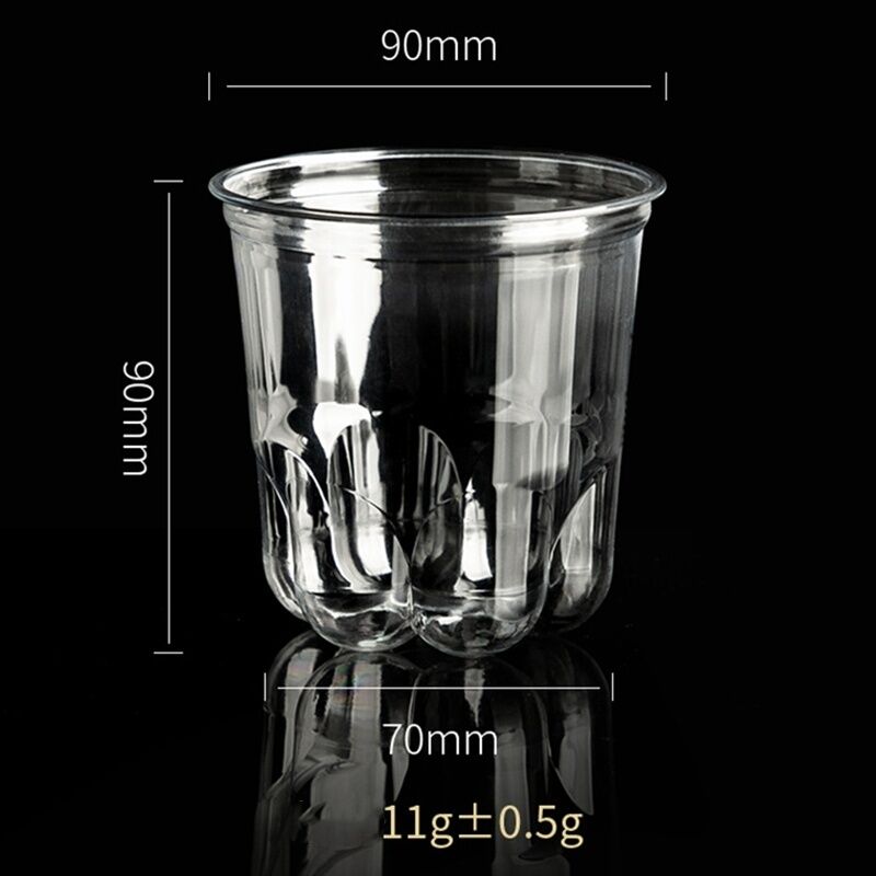 Taza de garra de gato simpática y creativa Taza de café desechable con tapa Transparente de alta belleza Bebida fría Taza de té de leche