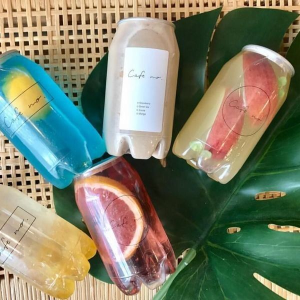 Las botellas plásticas de la bebida del animal doméstico libre 330ml de Bpa pueden para el vino Eco del té de Boba amistoso