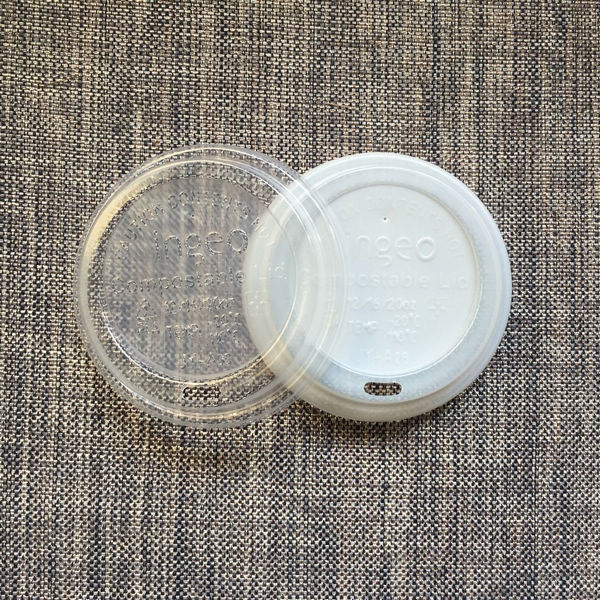 Tapas biodegradables de la taza del Pla, tapas reutilizables de la taza 80m m 90m m para las tazas de café de 8oz 12oz 16oz