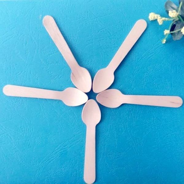 Cucharas de madera del cuchillo de la bifurcación de la cuchara de los restaurantes mini para el embalaje individual del helado
