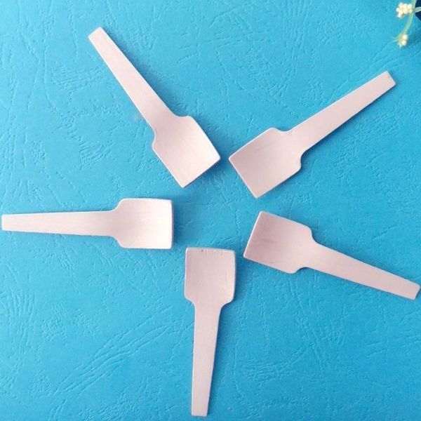 Cucharas de madera del cuchillo de la bifurcación de la cuchara de los restaurantes mini para el embalaje individual del helado
