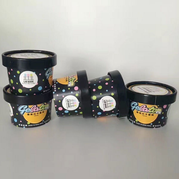 1oz a las tazas disponibles del helado 32oz con las tapas, tazas de papel del helado del helado