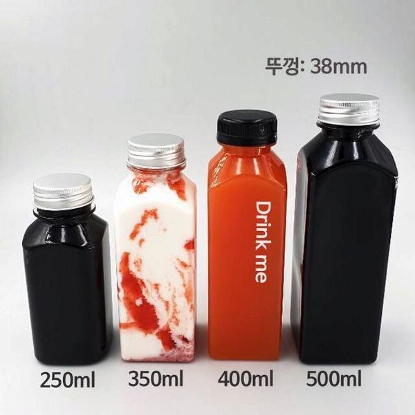 Acaricie al OEM plástico del vino del jugo de las botellas 300ml 350ml 400ml de la bebida de las fuentes disponibles del té de la leche