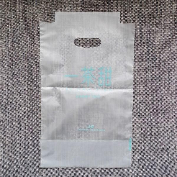 Las bolsas de plástico de empaquetado de encargo de los bolsos del HDPE para la bebida con el tamaño de Customzied