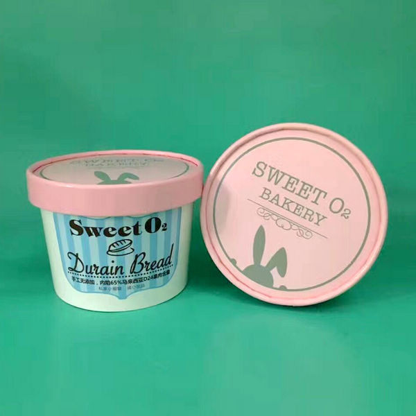 Tazas de papel helado 8 oz para el embalaje personalizado forma de embalaje es aceptable