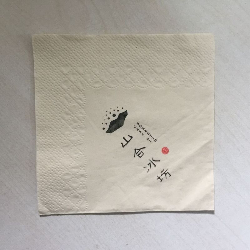 Papel de tejido de un solo uso / toallas de papel de tejido pequeñas de 2 pliegues simples y biodegradables