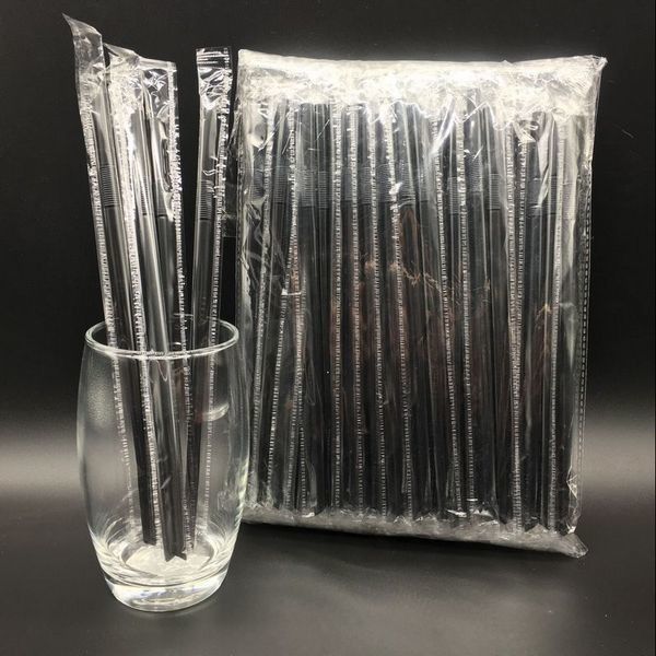 pajas de beber plásticas coloridas de los 0.6*23cm para las tiendas de Boba