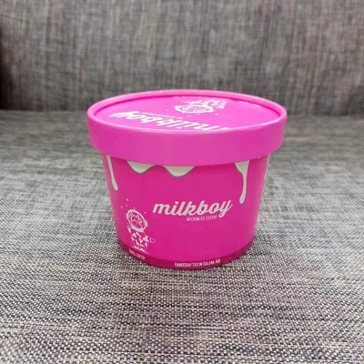Cuencos de helado desechables de 12 onzas de diseño personalizado para yogur